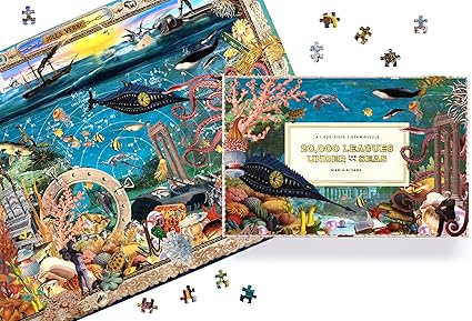 20,000 Leagues Under the Seas: A 1000 Piece Jigsaw Puzzle Inspired by Jules Verne’s Classic Adventure