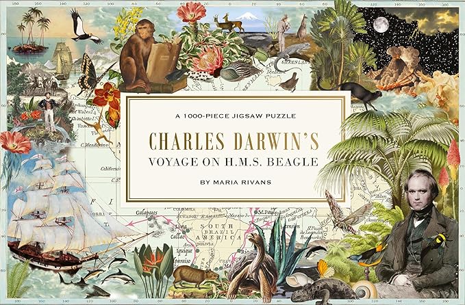 The Voyage of HMS Beagle: Charles Darwin's Journey of Discovery: A 1000-Piece Jigsaw Puzzle