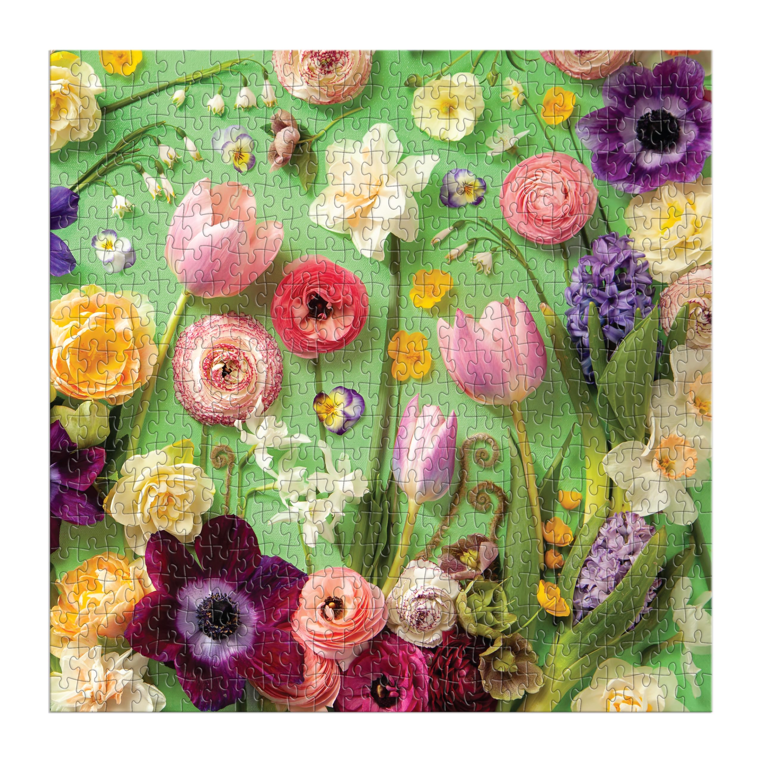 Springtime Petals – 500 Piece Puzzle Featuring A Variety Of Flowers Blooming During Spring Months