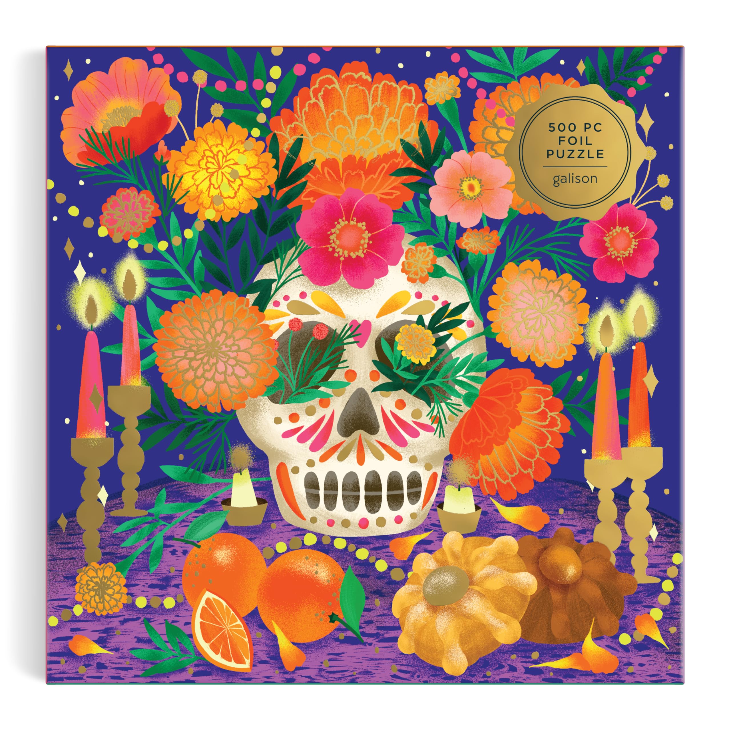 Ofrenda del Día de Muertos 500 Piece Foil Puzzle