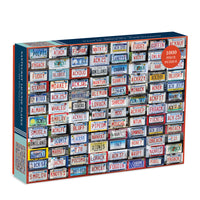 Nantucket License Plates 1000 Piece Puzzle