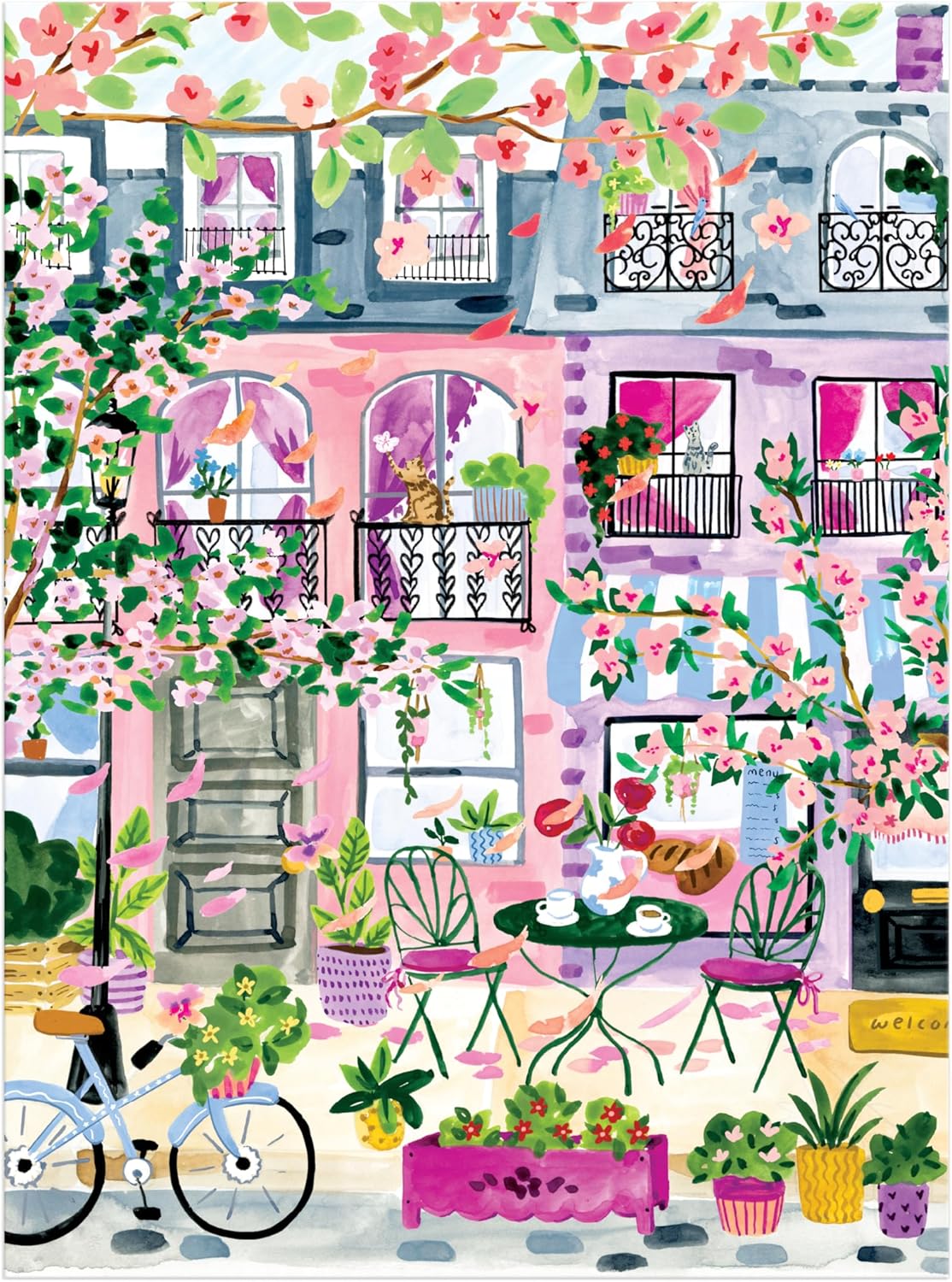 Cherry Lane Blossoms – 1000 Piece Jigsaw Puzzle