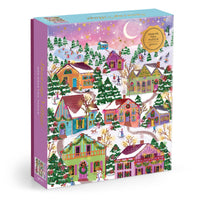 Snowcap Village 1000 Piece Foil Puzzle