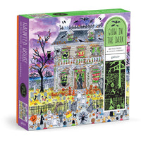 Haunted House 500 Piece Glow in the Dark Puzzle
