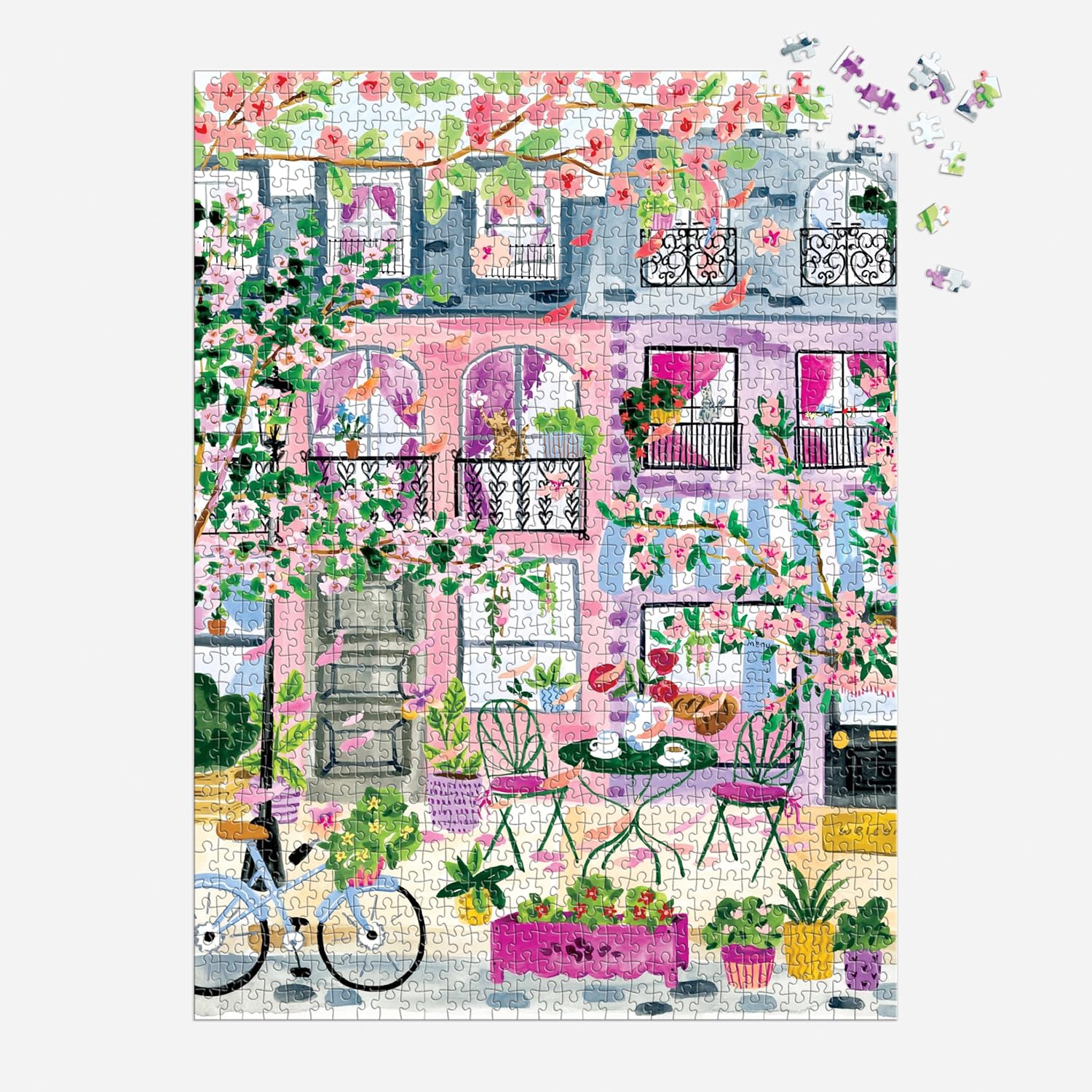 Cherry Lane Blossoms – 1000 Piece Jigsaw Puzzle