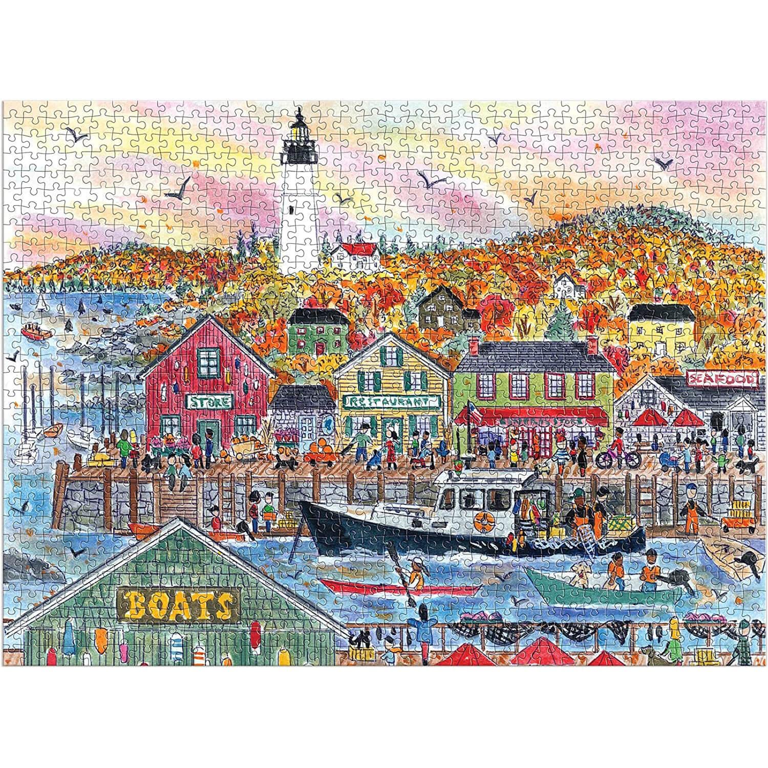 Michael Storrings Autumn By the Sea 1000 Piece Puzzle
