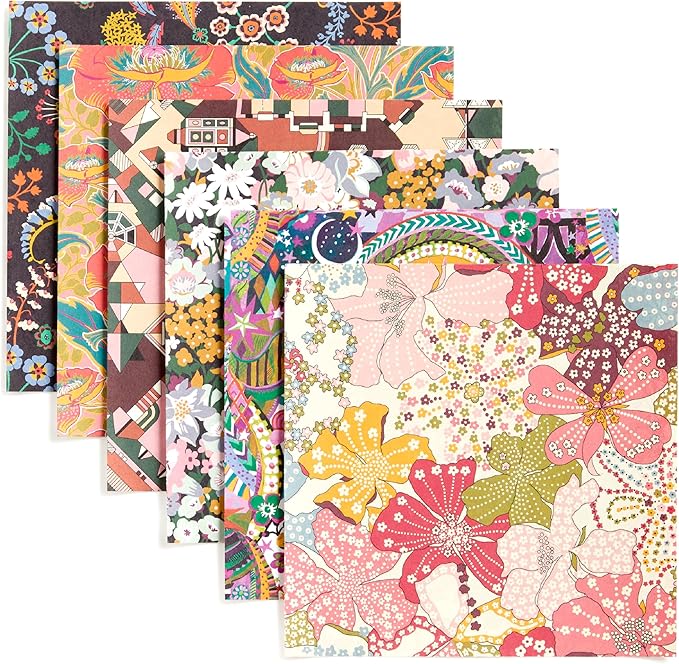 Liberty Floral Origami – Origami Kit Featuring Iconic Liberty Prints and Instructions for Origami Folds
