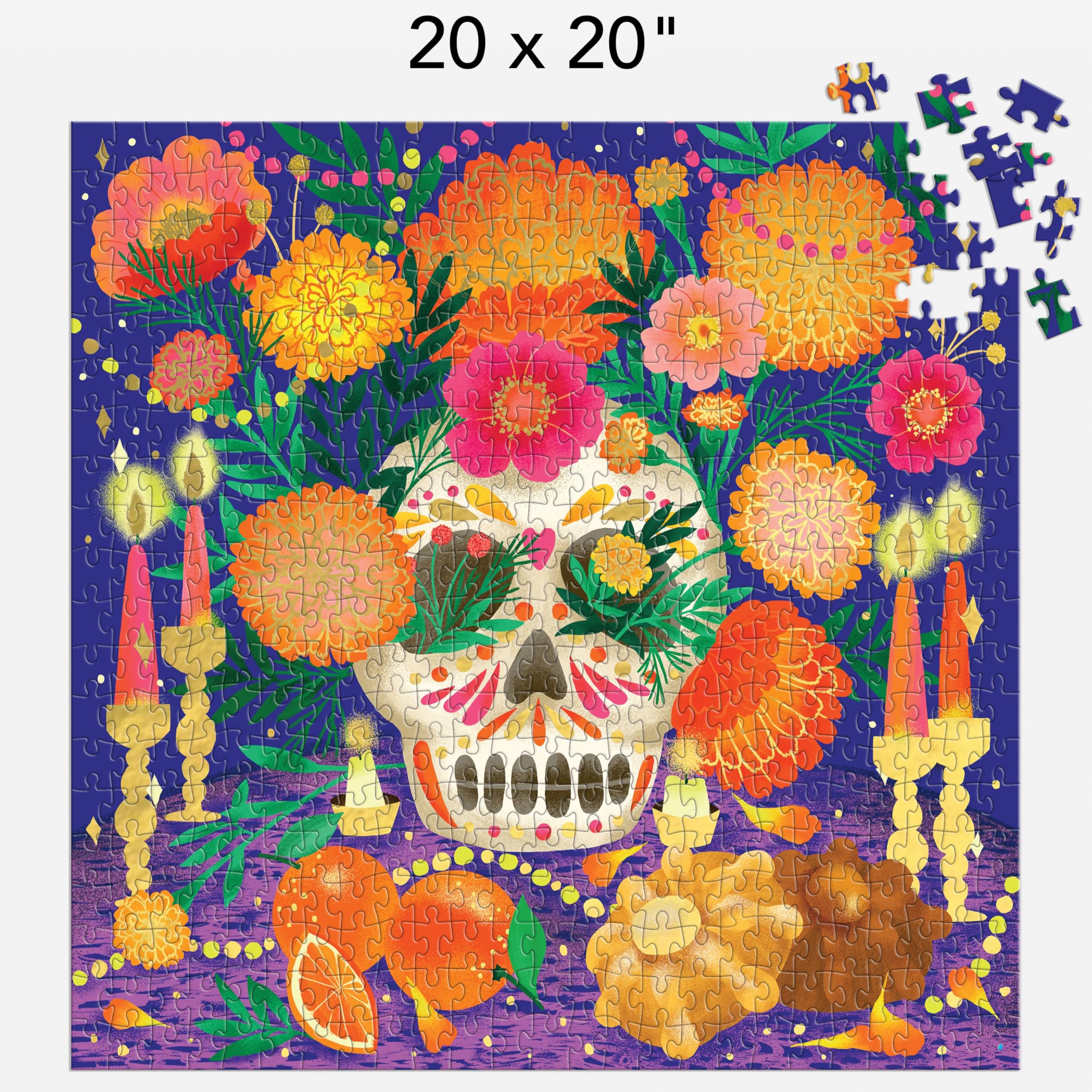 Ofrenda del Día de Muertos 500 Piece Foil Puzzle