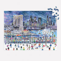 Snowfall Over New York City 1000 Piece Puzzle