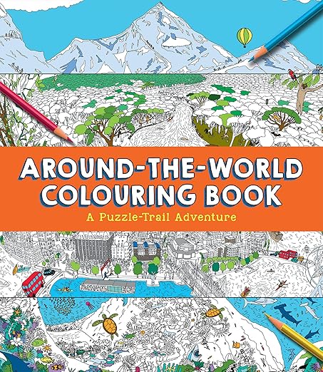 Around-the-World Colouring Book