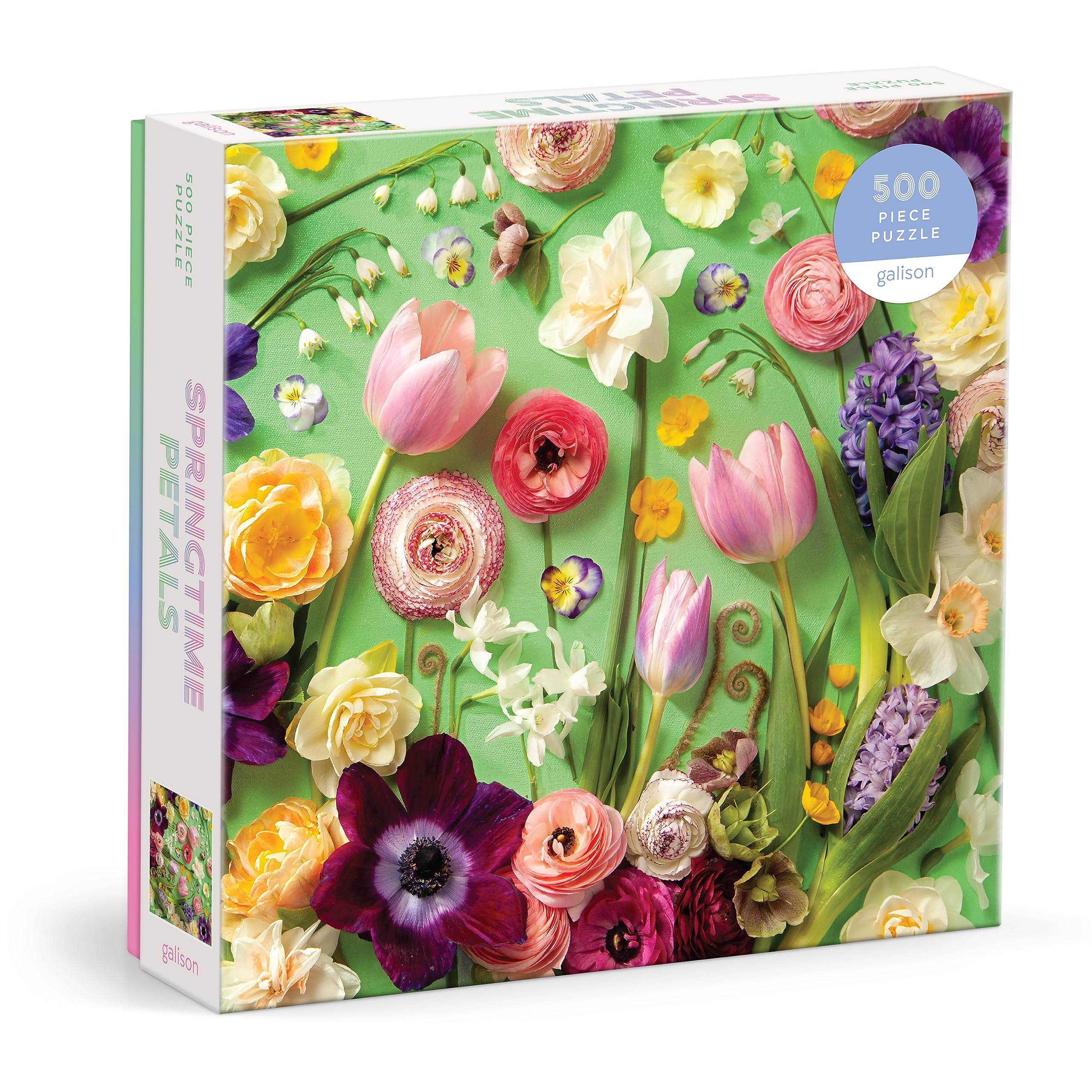Springtime Petals – 500 Piece Puzzle Featuring A Variety Of Flowers Blooming During Spring Months