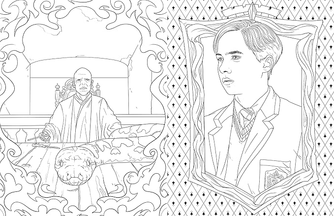 Harry Potter: Slytherin House Pride: The Official Colouring Book