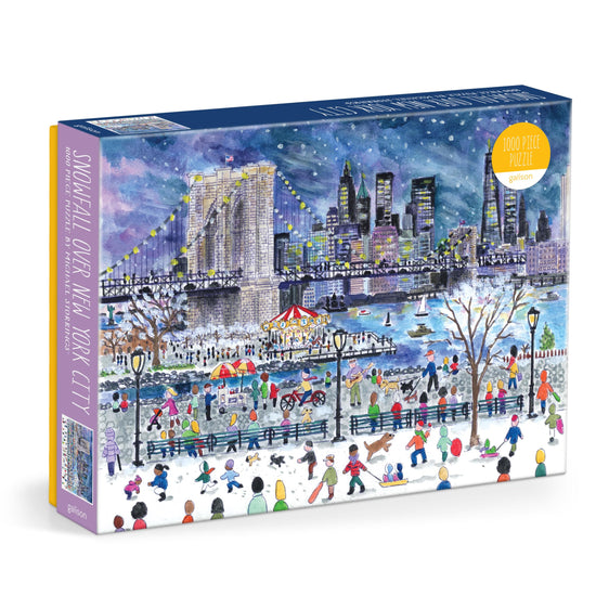 Snowfall Over New York City 1000 Piece Puzzle