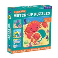 I Love You Match-Up Puzzles Ocean Babies