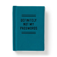 Definitely Not My Passwords Tiny Diary