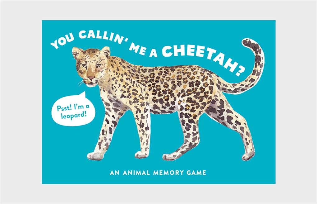 You Callin' Me a Cheetah? (Psst! I'm a Leopard!)