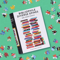 Bibliophile Diverse Spines 500-Piece Puzzle