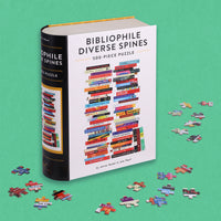 Bibliophile Diverse Spines 500-Piece Puzzle