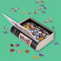 Bibliophile Diverse Spines 500-Piece Puzzle