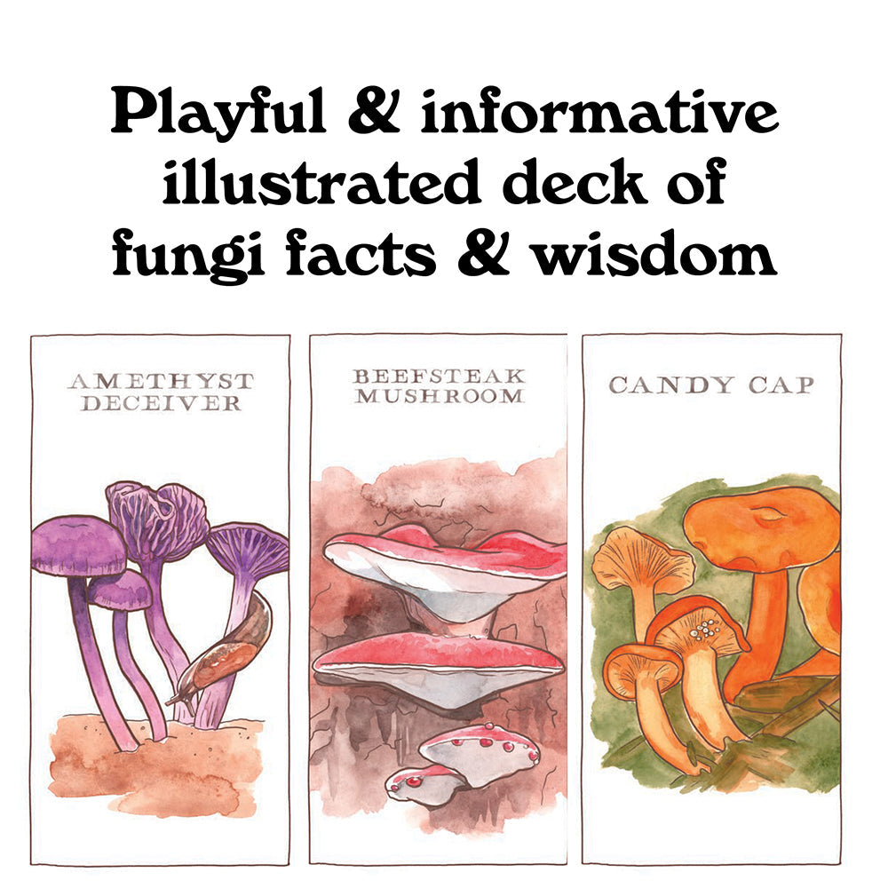 Mushroom Spotter's Deck - A Field Guide to Fungi & Their Age-Old Wisdom