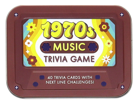 1970s Music Trivia Card Game