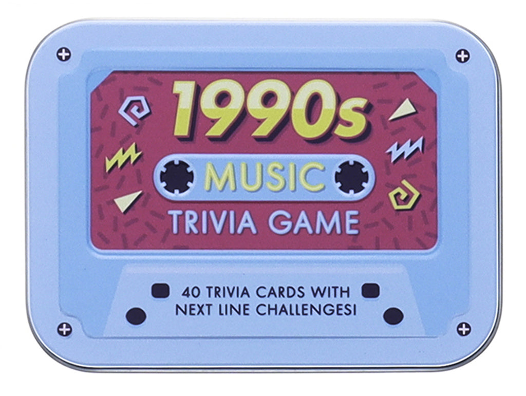 1990s Music Trivia Card Game