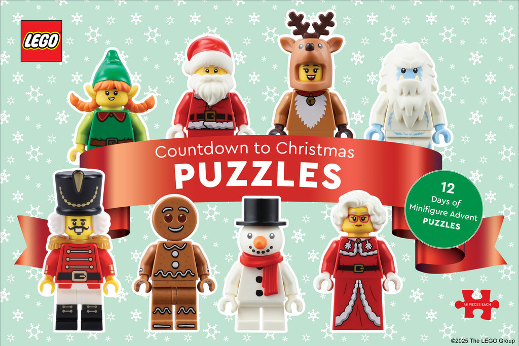 LEGO Countdown to Christmas Puzzles - 12 Days of Minifigure Advent Puzzles