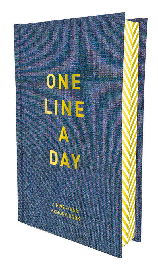 Denim One Line a Day - A Five-Year Memory Book