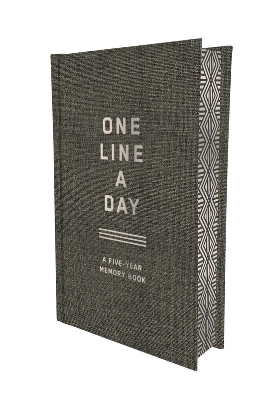 Charcoal Canvas One Line a Day - A Five-Year Memory Book