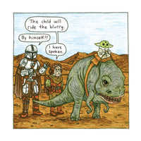 Star Wars The Mandalorian and Child 2027 Wall Calendar