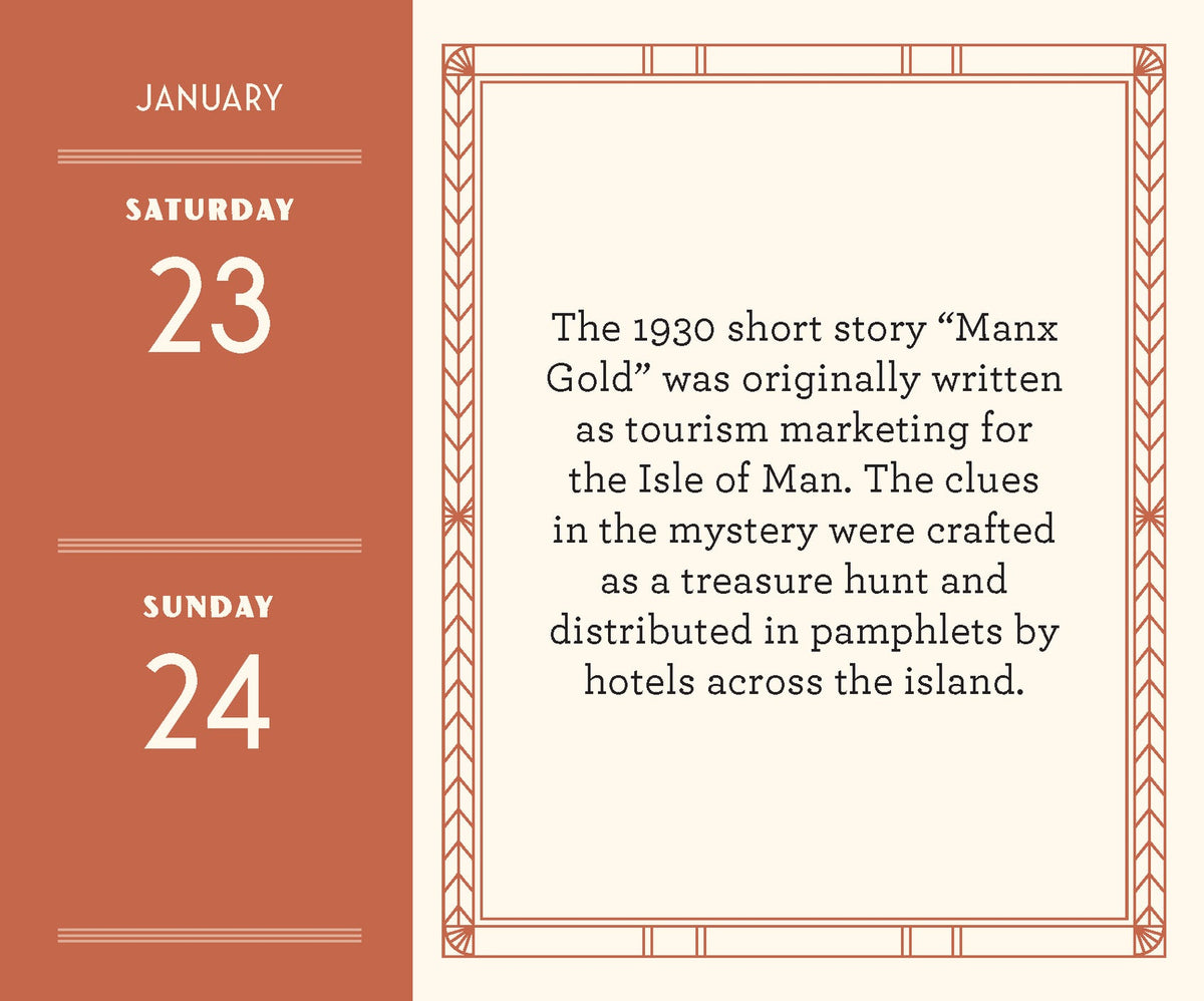 Agatha Christie 2027 Daily Calendar