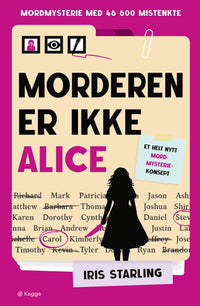 Morderen er ikke Alice - mordmysterie med 46 000 mistenkte