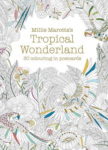 Millie Marotta's Tropical Wonderland Postcard Book