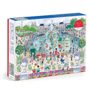Springtime In Paris – 1000 Piece Michael Storrings Puzzle Featuring The Ornamental Grand Bassin Pond In The Spring, Floral Shades