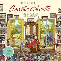 The World of Agatha Christie: 1000-piece Jigsaw Puzzle with 90 Clues to Spot, Puzzle for fans of Agatha Christie