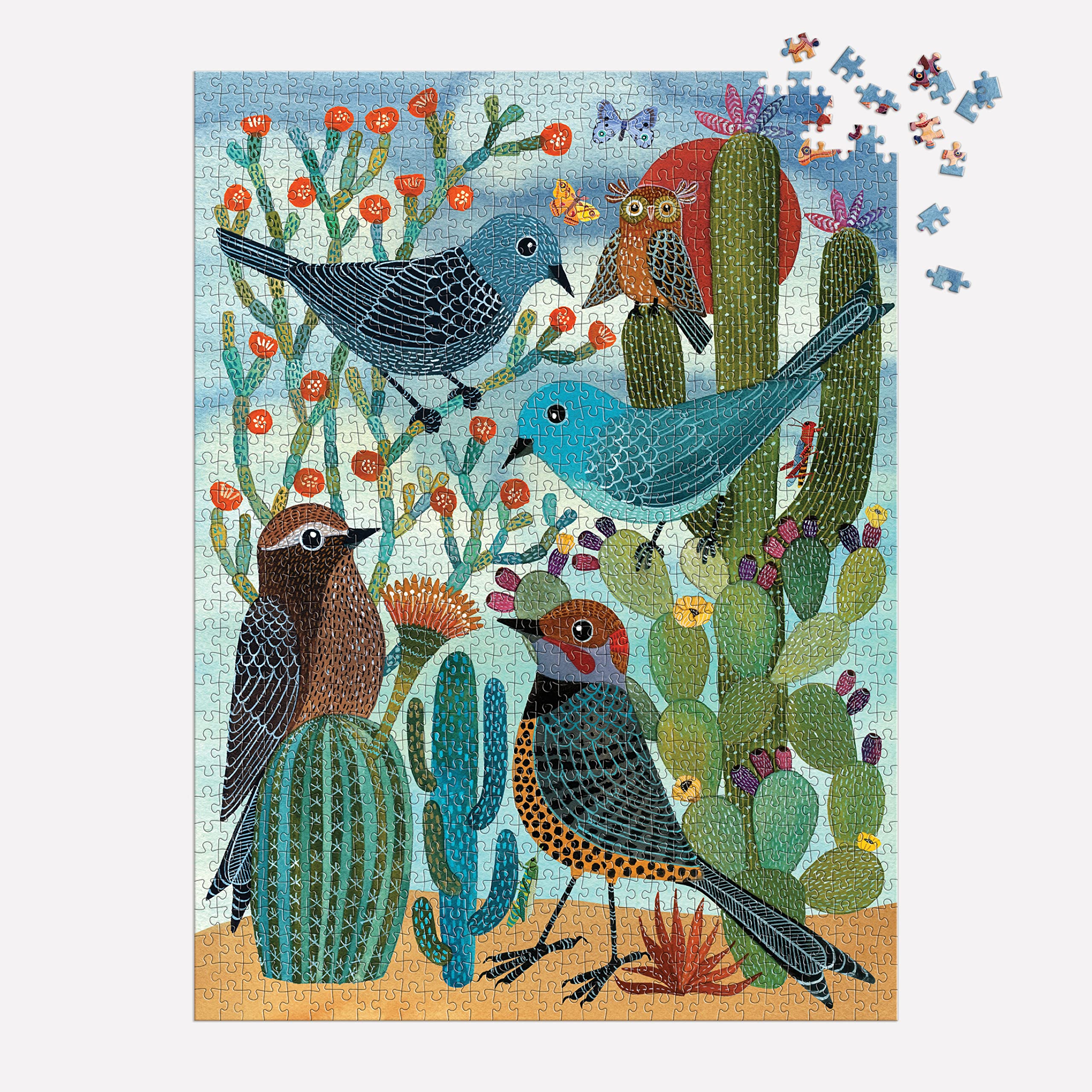 Desert Avian Friends 1000 Piece Puzzle