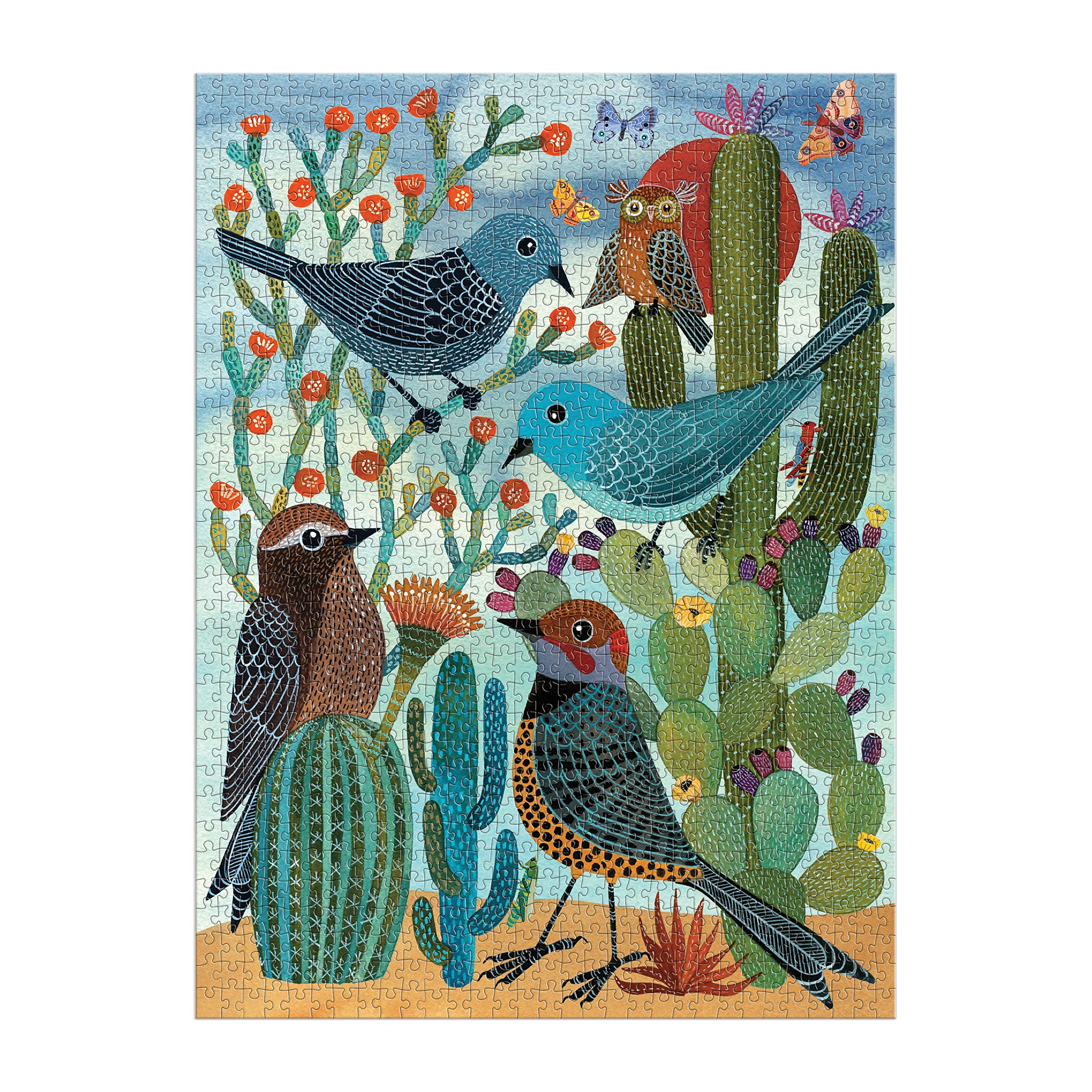 Desert Avian Friends 1000 Piece Puzzle