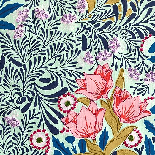 William Morris Bower Handmade Embroidered B5 Journal