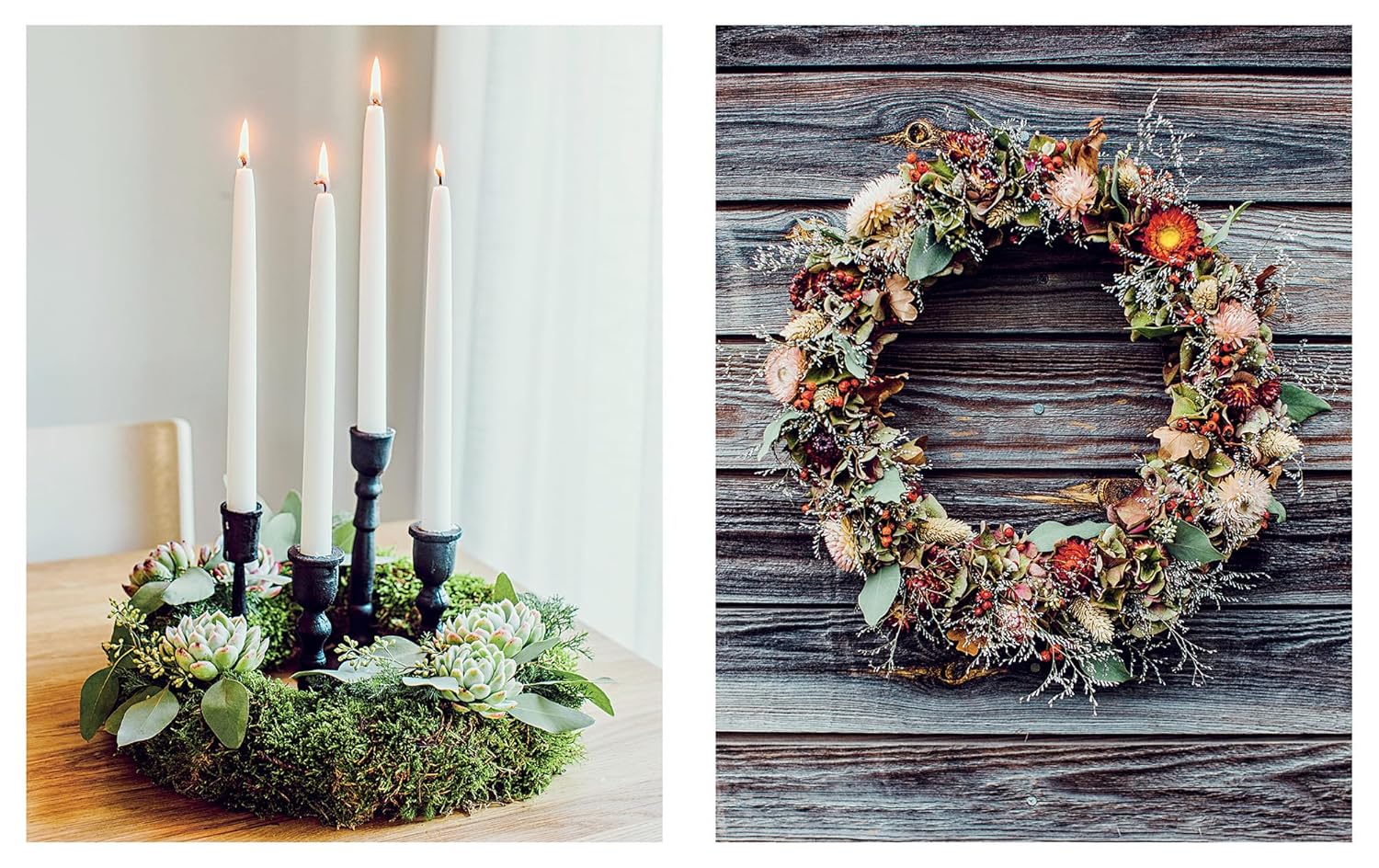 A Year of Flower Wreaths: Simple Projects for All Seasons