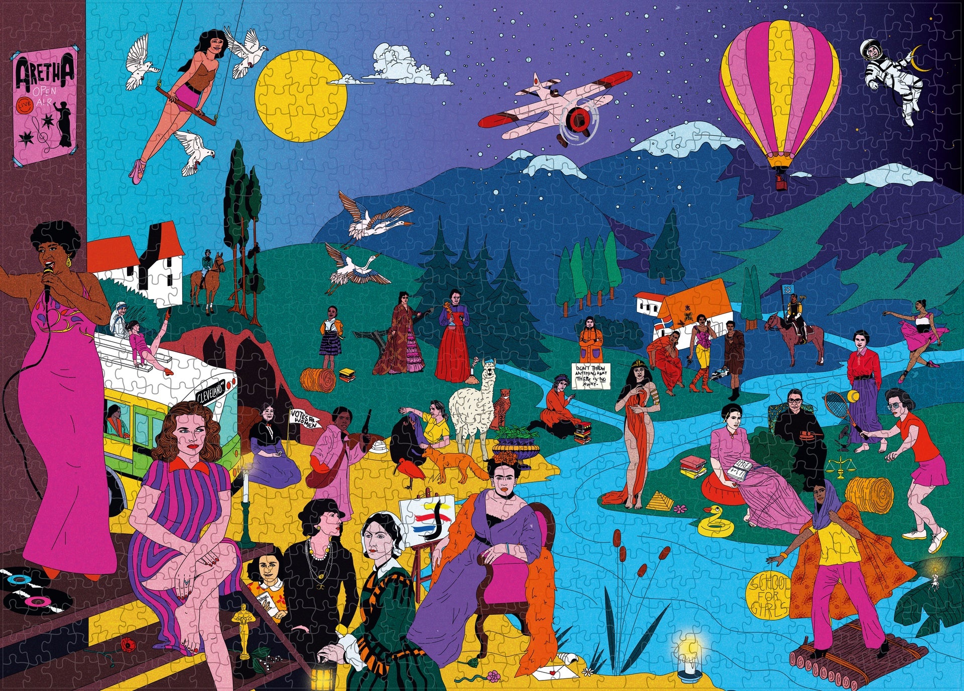 Fearless Females 1000 Piece Puzzle