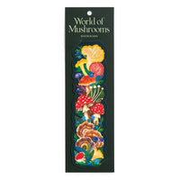 World of Mushrooms Paper Bookmark