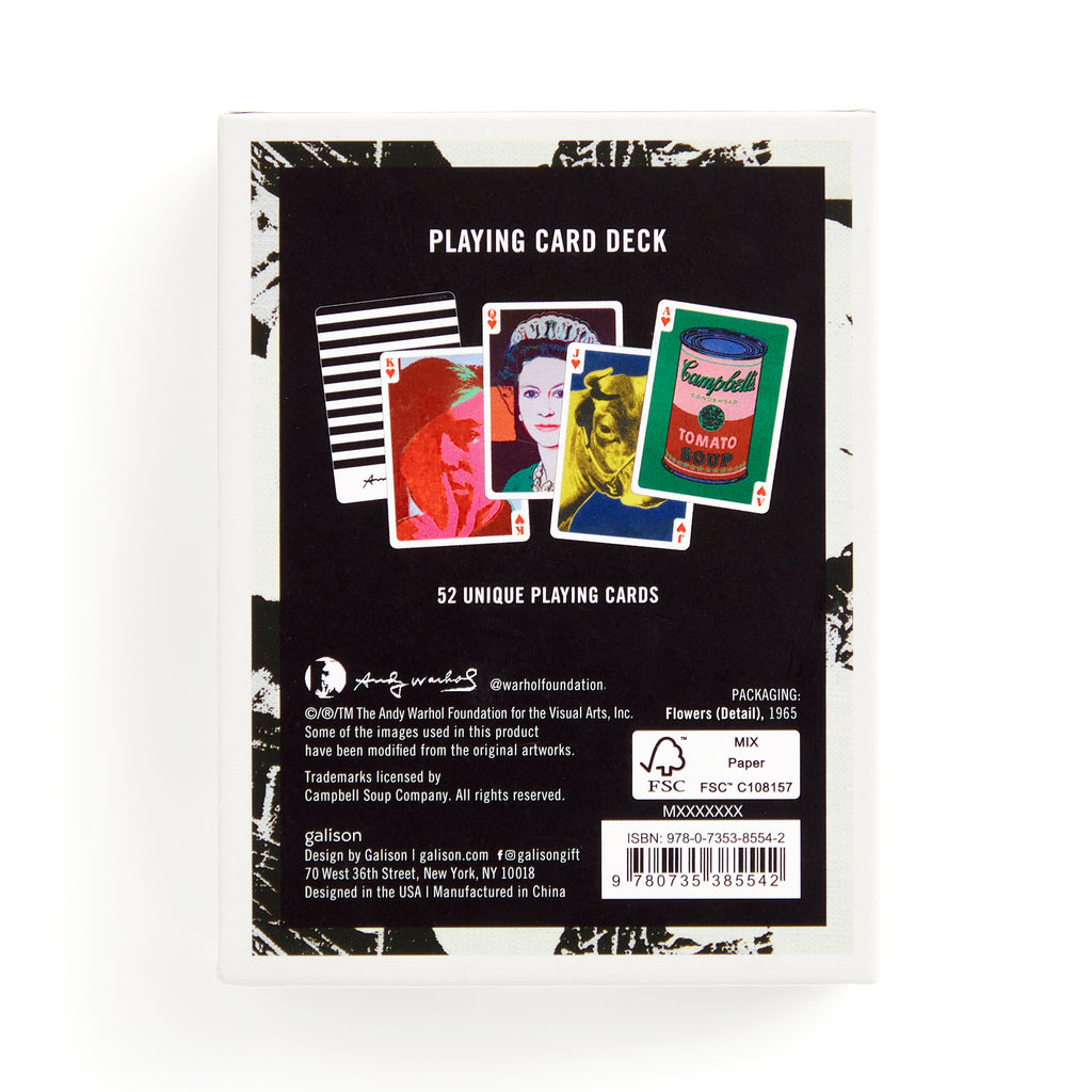 Warhol Pop Art Playing Card Deck