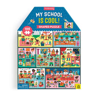 My School is Cool 100 Piece Puzzle House-shaped Puzzle