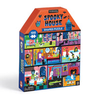 Spooky House 100 Pc House-Shaped Puzzle
