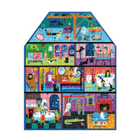 Spooky House 100 Pc House-Shaped Puzzle