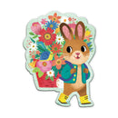 Bunny Bouquet 48 Piece Scratch & Sniff Shaped Mini Puzzle