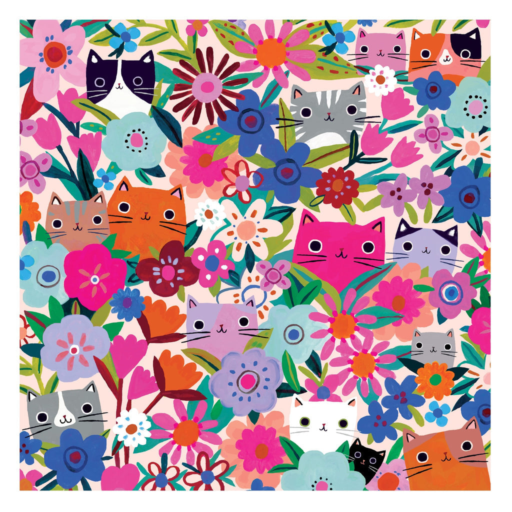 Blooming Cats 500 Piece Family Puzzle