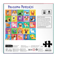 Pawsome Portraits 500 Piece Family Puzzle