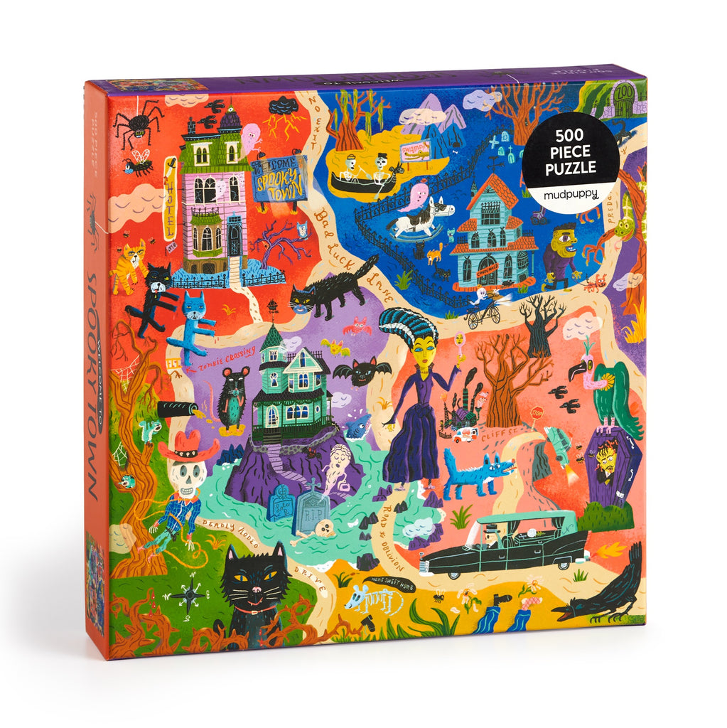 Welcome to Spooky Town 500 Piece Family Puzzle