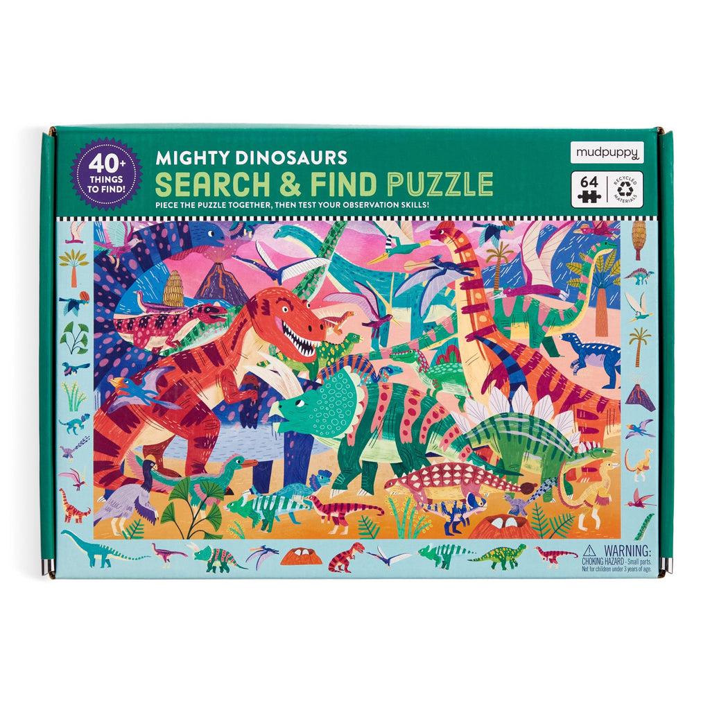 Mighty Dinosaur 64 Piece Search & Find Puzzle